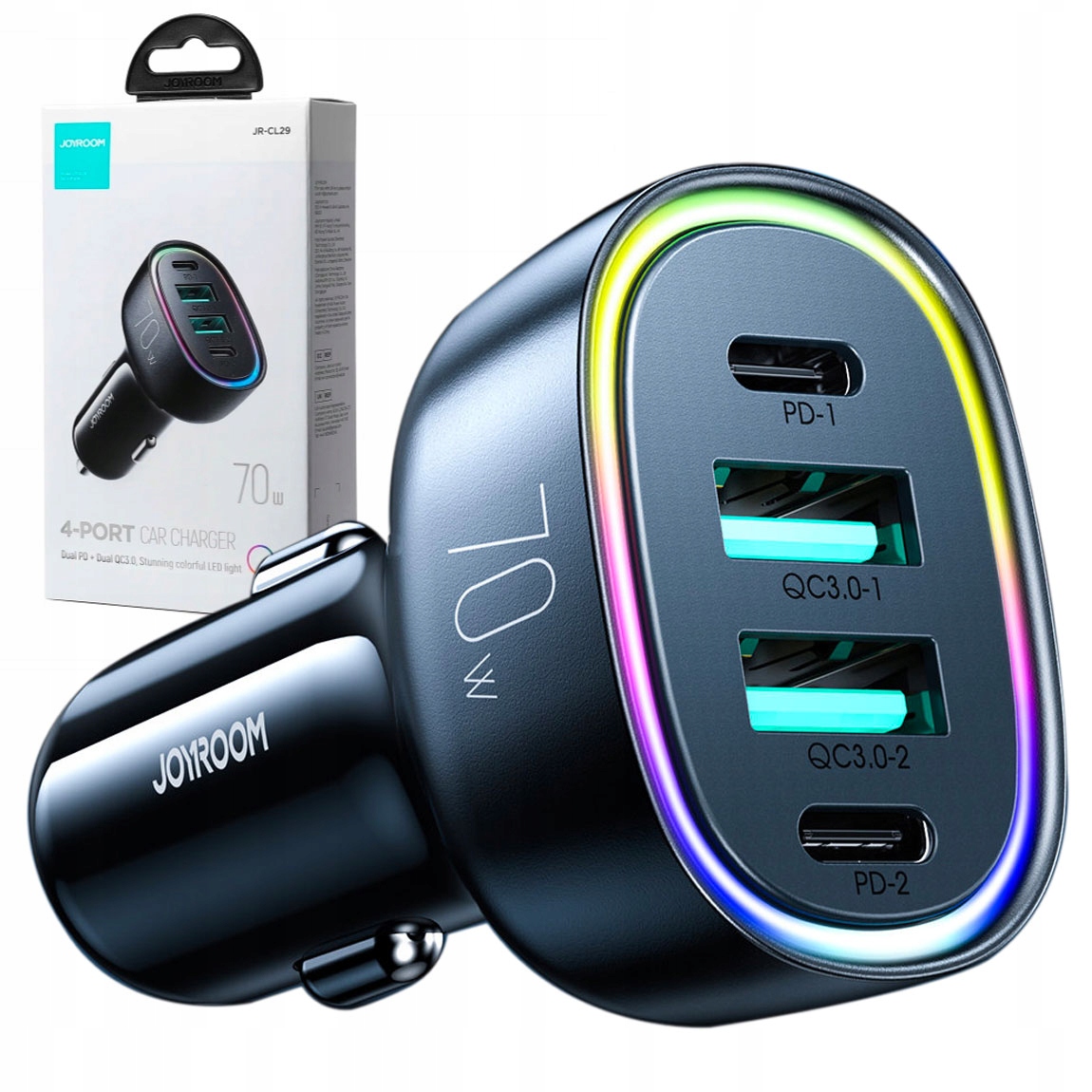 Nabíjačka do auta, USB typ C Joyroom 4000 mA